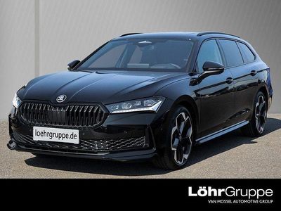 Neu Skoda Superb SportLine 265 PS (194 kW) 2026 Ebony schwarz metallic Kombi