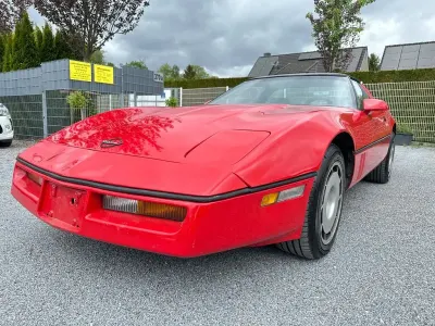 Brugt Chevrolet Corvette C4 243 HK (178 kW) 1984 Rød Cabriolet