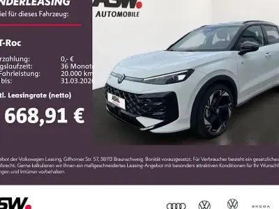 Neu VW T-Roc R-line 150 PS (110 kW) 2025 Pure white SUV