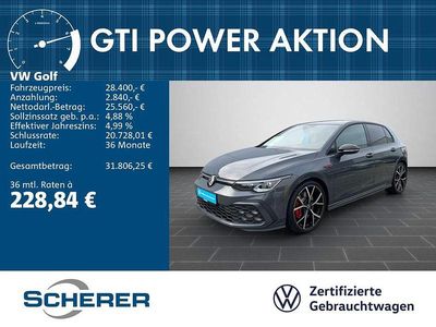 Gebraucht VW Golf VIII GTI 245 PS (180 kW) 2022 Delfingrau metallic (metallic) Limousine