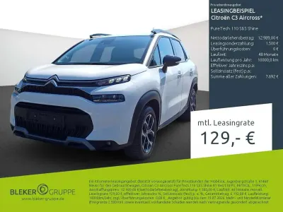 Gebraucht Citroën C3 Aircross Shine 110 PS (80 kW) 2023 Weiß SUV