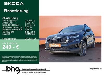 Gebraucht Skoda Karoq Tour 150 PS (110 kW) 2022 Schwarz SUV