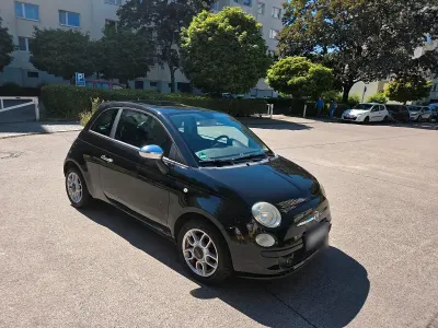 Gebraucht Fiat 500 Lounge 101 PS (74 kW) 2009 Schwarz Cabrio