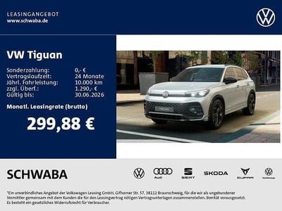 Neu VW Tiguan R-line 204 PS (150 kW) 2025 Silber SUV
