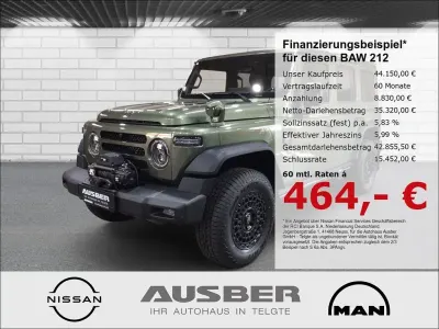 Neu BAW 212 166 PS (122 kW) 2026 Gruen SUV