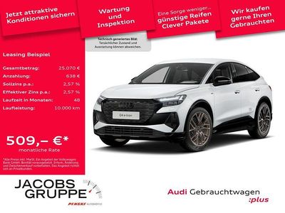 Gebraucht Audi Q4 Sportback e-tron Ambiente 210 kW (286 PS) 2025 Gletscherweiß metallic SUV