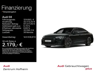 Gebraucht Audi S8 Sport 571 PS (419 kW) 2026 Mythosschwarz metallic Limousine
