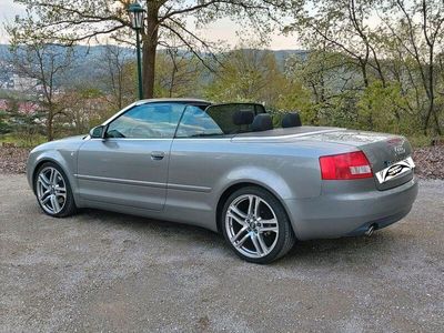 gebraucht Audi A4 Cabriolet 2.4 Sitzh Navi Leder Temp Scheckheft Alufelgen