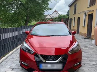 Gebraucht Nissan Micra Tekna 100 PS (73 kW) 2019 Rot Kleinwagen