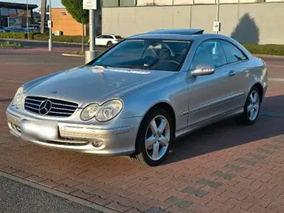 Brugt Mercedes CLK200 Avantgarde 163 HK (119 kW) 2004 Sølv Coupe