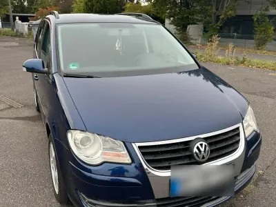 Gebraucht VW Touran 140 PS (102 kW) 2007 Blau Van / Kleinbus