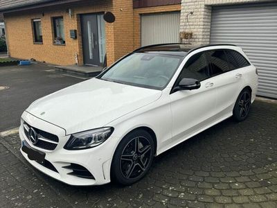 gebraucht Mercedes C300 T Autom.AMG/Wides/AHK/Pano/Burmester/Distr