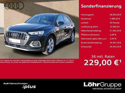 Gebraucht Audi Q3 Advanced Plus 150 PS (110 kW) 2025 Mythosschwarz metallic SUV