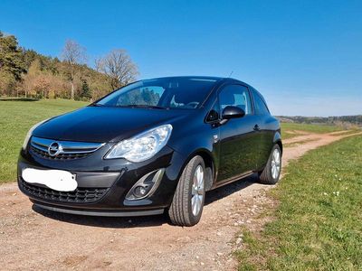 Gebraucht Opel Corsa Edition 87 PS (63 kW) 2012 Schwarz Kleinwagen