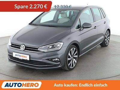 Grau Gebraucht 2018 VW Golf Sportsvan Highline Van / Kleinbus | 15.060 € (Guter Preis)