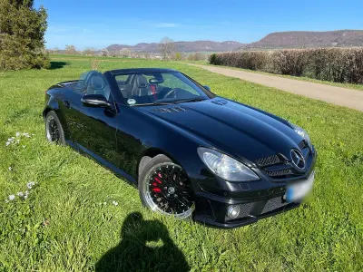 Gebraucht Mercedes SLK350 305 PS (224 kW) 2009 Schwarz Cabrio