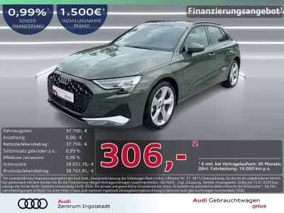Gebraucht Audi A3 Advanced 204 PS (150 kW) 2025 Grün metallic Limousine