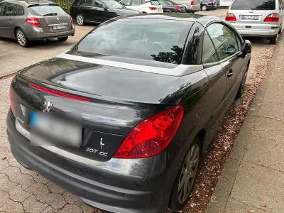 Gebraucht Peugeot 207 CC 120 PS (88 kW) 2026 Schwarz Cabrio
