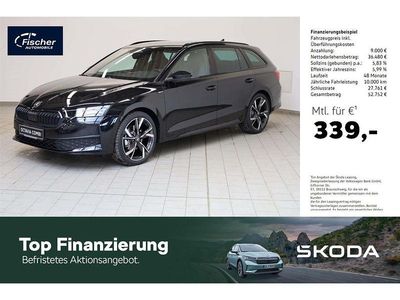 Neu Skoda Octavia SportLine 150 PS (110 kW) 2026 Schwarz Kombi