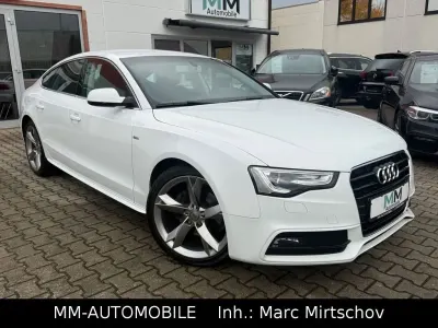 Używany Audi A5 Sportback S-Line 150 KM (110 kW) 2016 Biały Hatchback