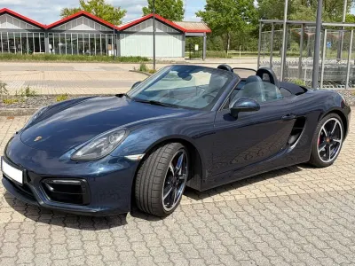 Gebraucht Porsche Boxster 330 PS (242 kW) 2015 Blau Cabrio