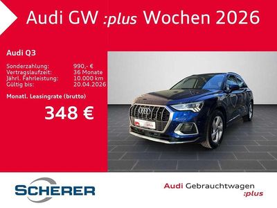 Gebraucht Audi Q3 Advanced Plus 150 PS (110 kW) 2025 Navarrablau metallic SUV