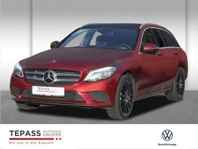 gebraucht Mercedes C400 T Avantgarde LED PANO NAVI AHK PDC