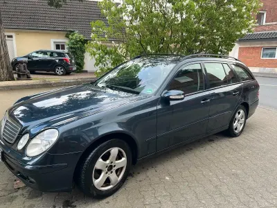 Brugt Mercedes E320 224 HK (164 kW) 2005 Blå Stationcar