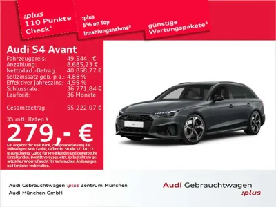 Używany Audi S4 Ambiente 341 KM (250 kW) 2023 Szary Kombi