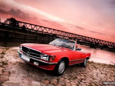 Gebraucht Mercedes 560 231 PS (169 kW) 1987 Rot Cabrio