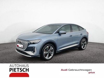 Gebraucht Audi Q4 Sportback e-tron S-Line 219 kW (299 PS) 2023 Geysirblau metallic SUV