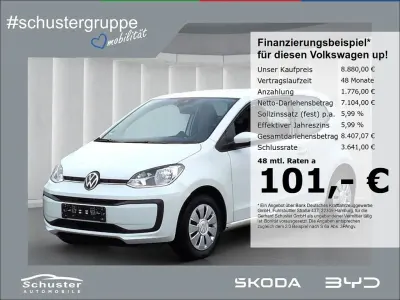 Gebraucht VW up! Move 65 PS (47 kW) 2021 Weiß Kleinwagen