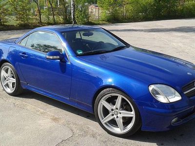 Usata Mercedes SLK200 163 CV (119 kW) 2000 Blu Cabrio