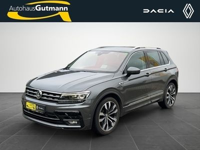 gebraucht VW Tiguan Highline 4Motion 2.0 TDI AHK 8fach Navi Klimaauto