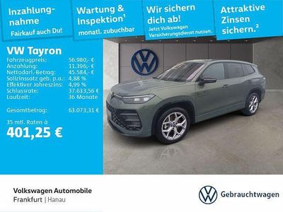 Gebraucht VW Tayron R-line 193 PS (141 kW) 2025 Cipressinogrün metallic SUV