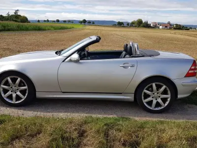 Gebraucht Mercedes SLK200 Edition 163 PS (119 kW) 2002 Silber Cabrio