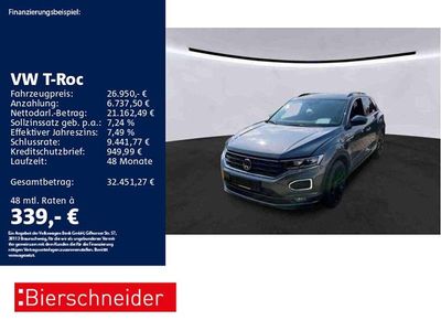 Gebraucht VW T-Roc R-line 150 PS (110 kW) 2022 Grau SUV