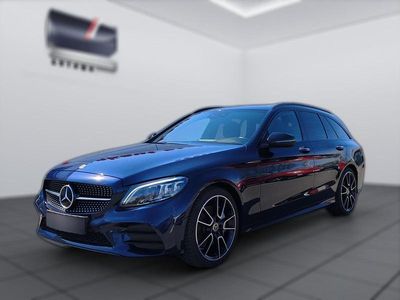 Usata Mercedes C300 AMG line 258 CV (189 kW) 2019 Blu Station wagon