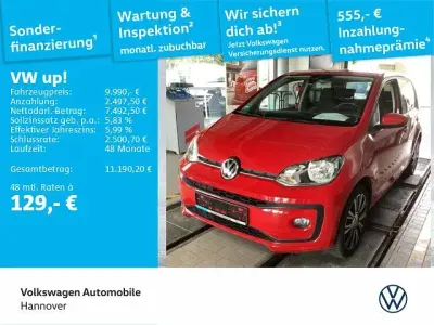 Gebraucht VW up! Join 75 PS (55 kW) 2018 Rot Kleinwagen
