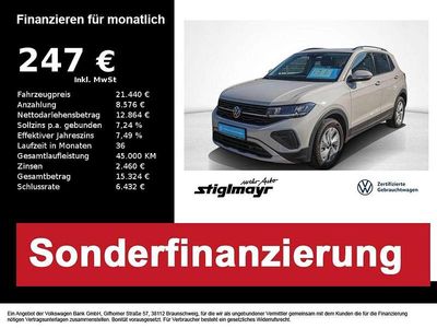 Gebraucht VW T-Cross Life 95 PS (69 kW) 2025 Grau SUV