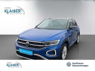 Gebraucht VW T-Roc Style 150 PS (110 kW) 2024 Ravennablau (metallic) SUV