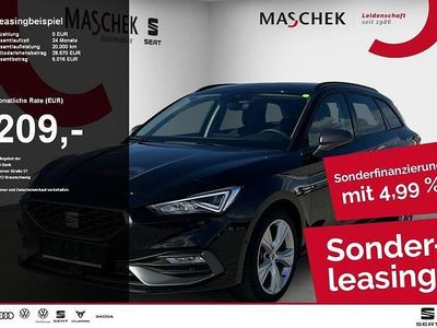 Midnight schwarz metallic Gebraucht 2024 Seat Leon ST FR Kombi | 27.440 € (Fairer Preis)