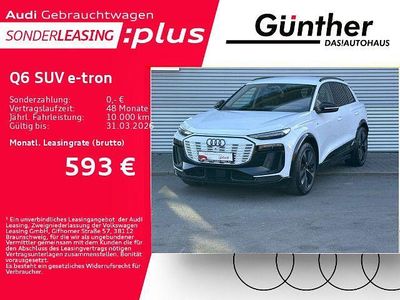 Gletscherweiß metallic Gebraucht 2025 Audi Q6 e-tron S-Line SUV | 66.200 € (Superpreis)