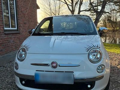 Gebraucht Fiat 500 Lounge 69 PS (50 kW) 2014 Weiß Kleinwagen