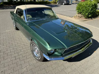 Gebraucht Ford Mustang GT 233 PS (171 kW) 1968 Grün Cabrio