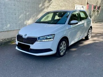 Gebraucht Skoda Fabia 75 PS (55 kW) 2019 Weiß Kleinwagen