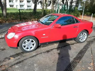 Gebraucht Mercedes SLK230 193 PS (141 kW) 1997 Rot Cabrio