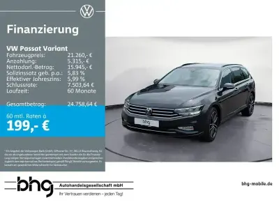 Gebraucht VW Passat Business 200 PS (147 kW) 2021 Grau Kombi