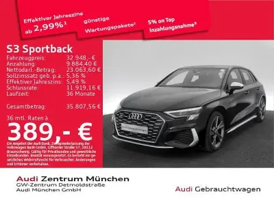 Gebraucht Audi S3 Basis 310 PS (228 kW) 2024 Mythosschwarz metallic Limousine