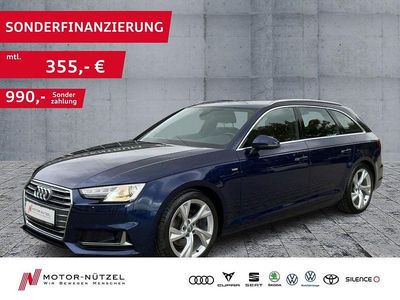 Navarrablau metallic Gebraucht 2019 Audi A4 S-Line Kombi | 19.950 € (Superpreis)